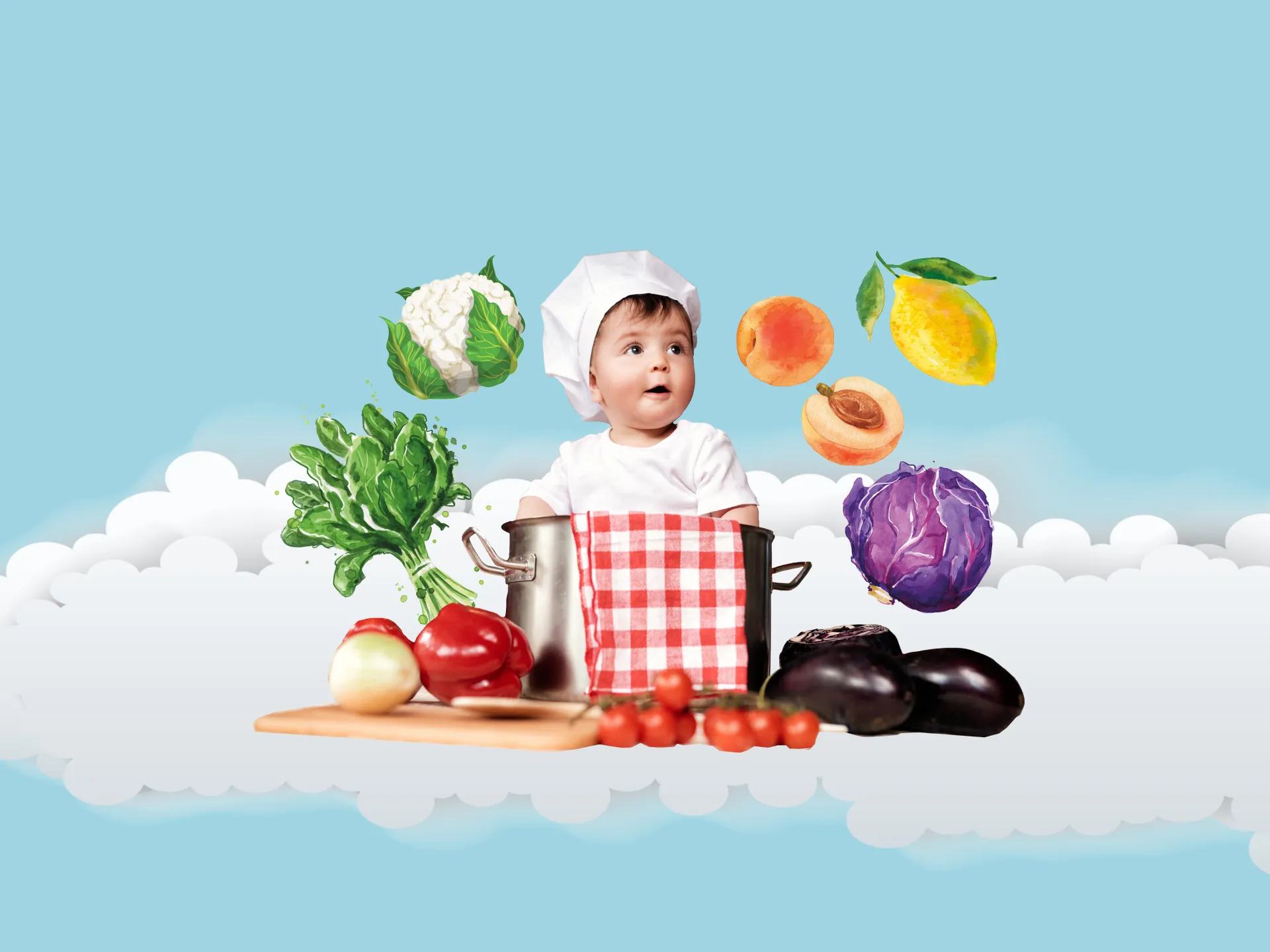 petite enfance, fruits et légumes