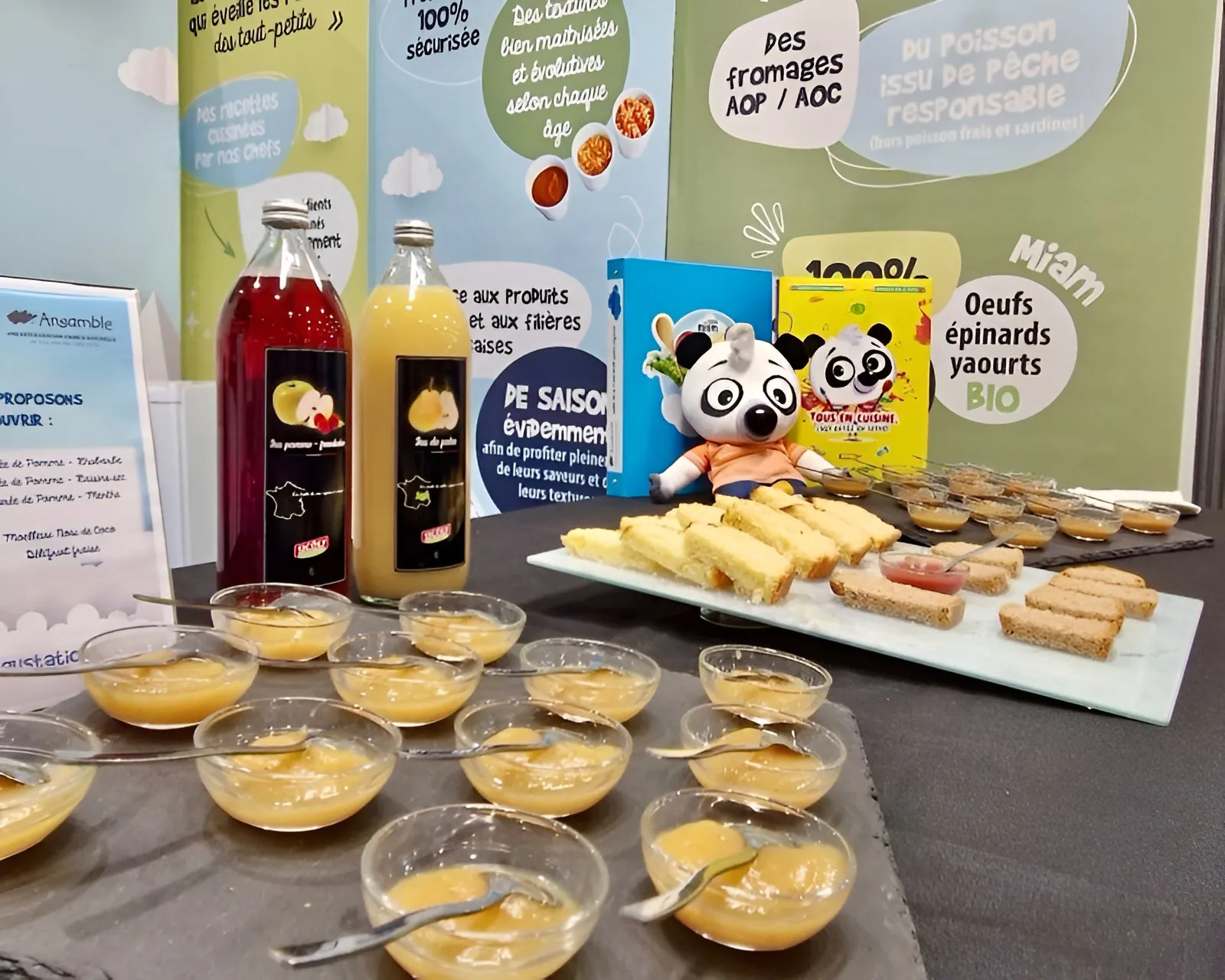 ansamble présent sur des salons