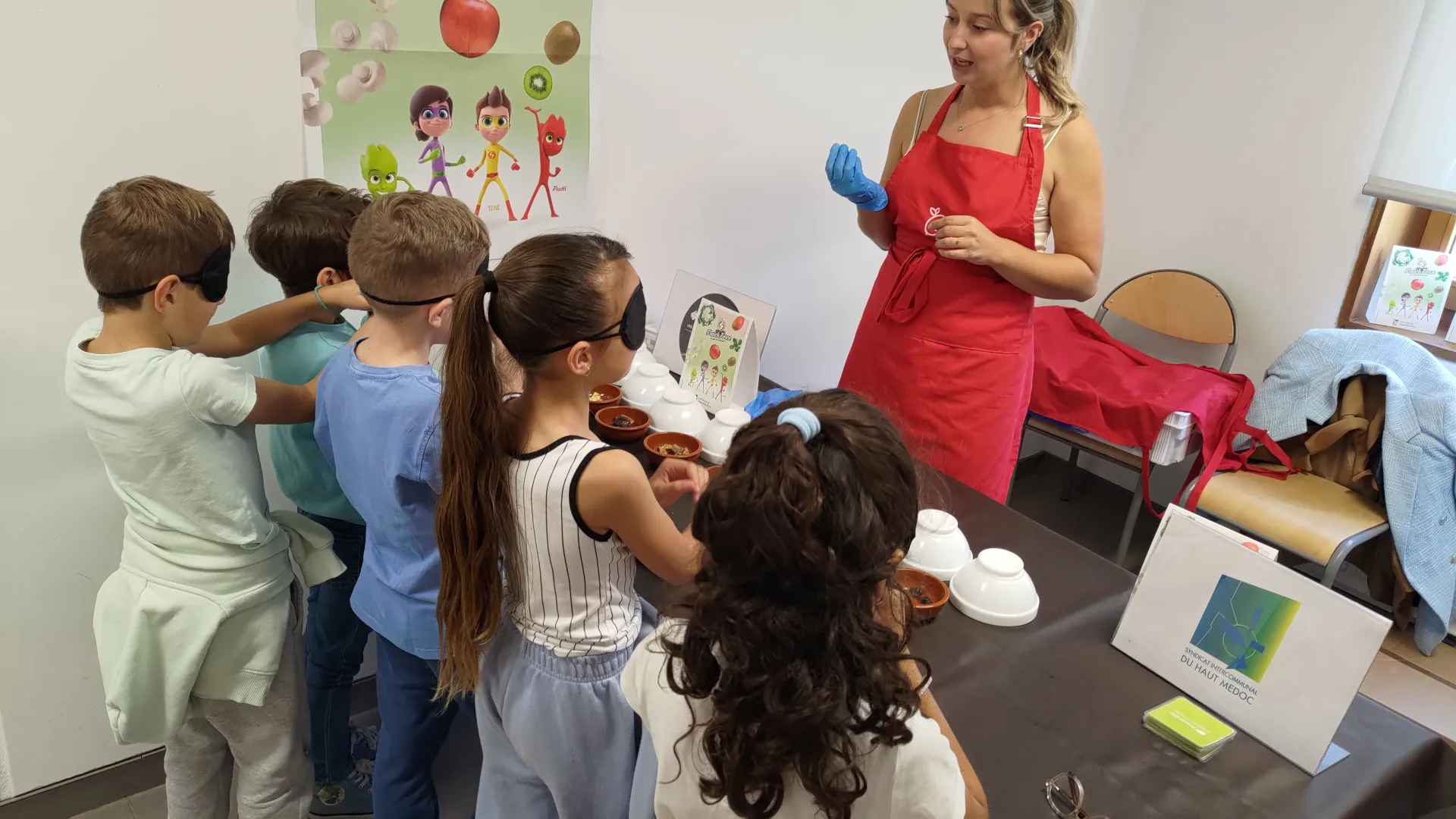 animation dans un restaurant scolaire