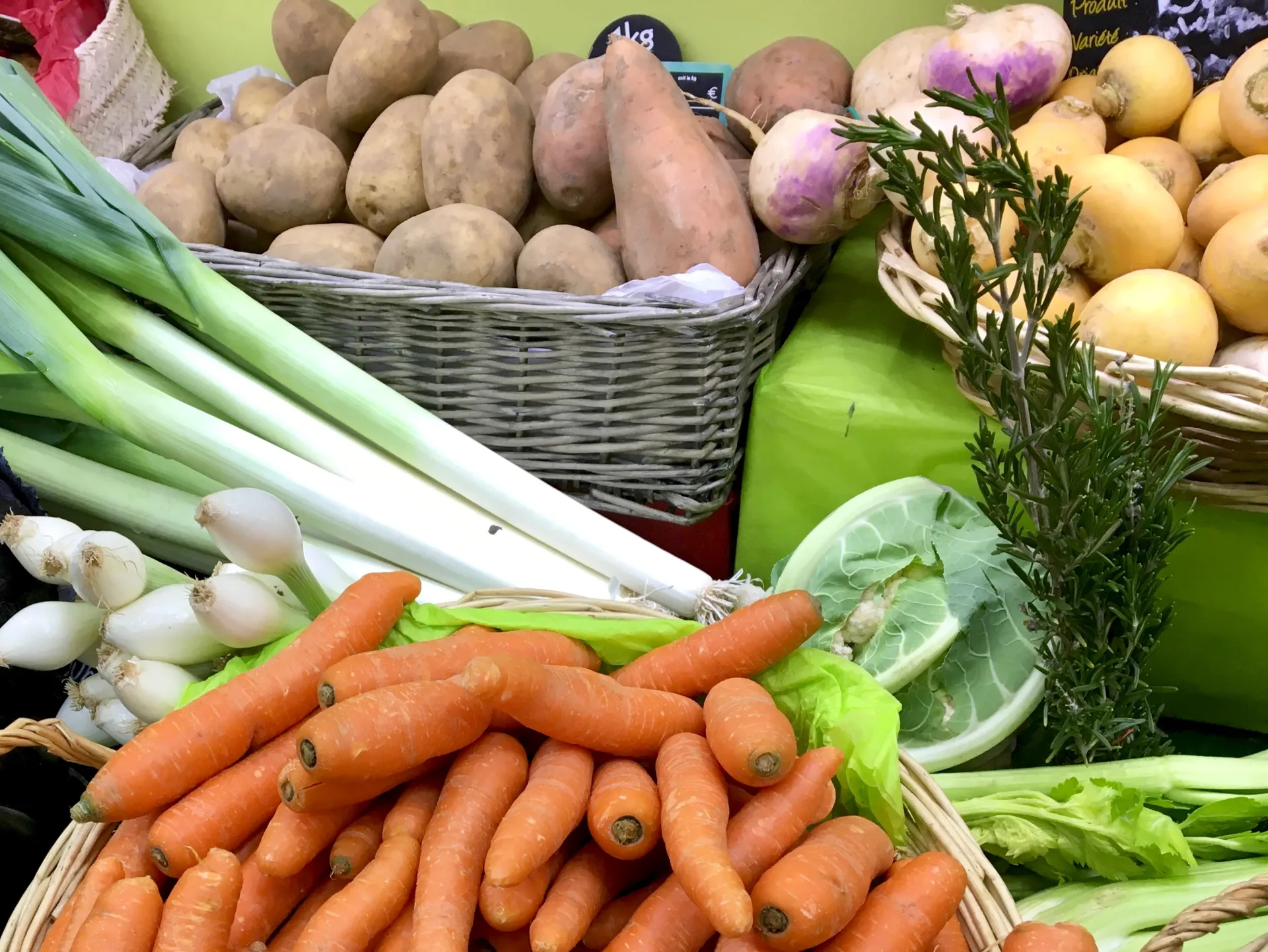 Les fruits et légumes de février