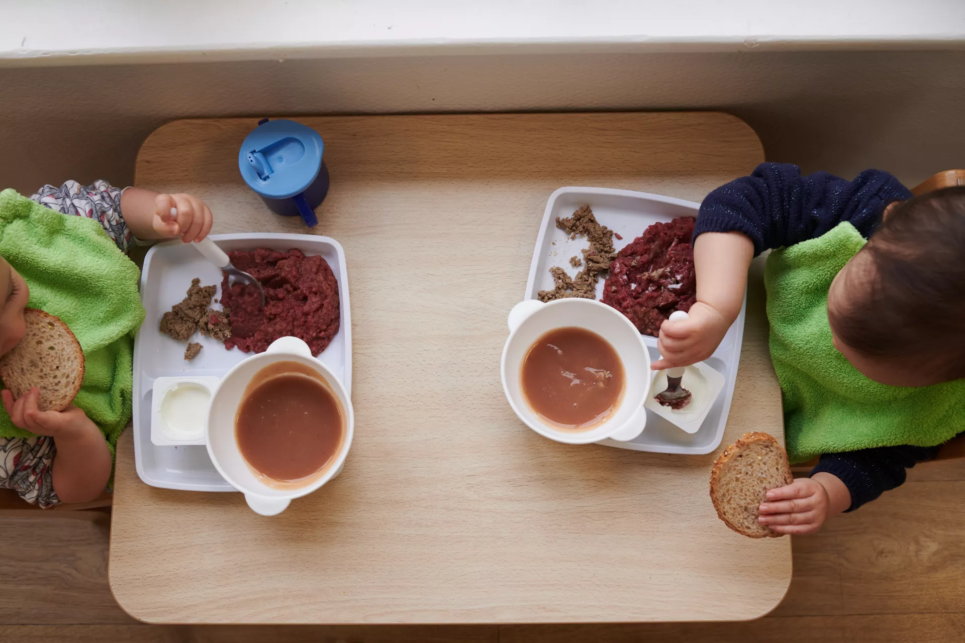 Repas servis dans nos crèches