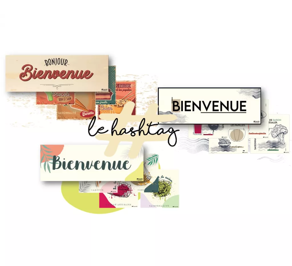 Affichage Le hashtag