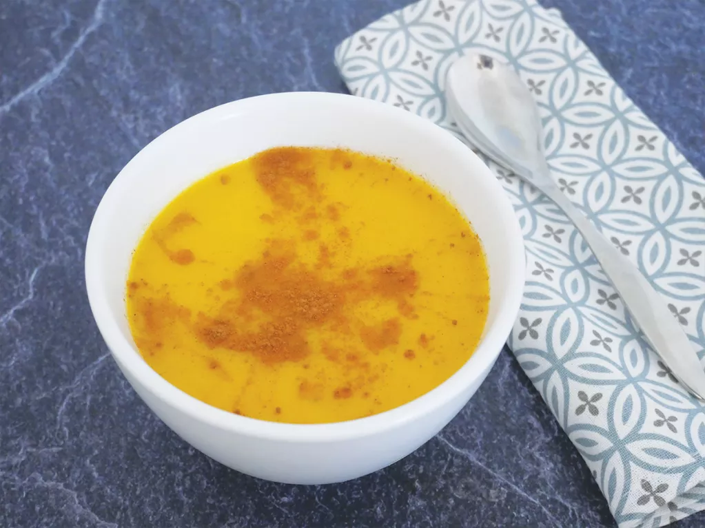 Velouté de carotte et panais à la cannelle par Ansamble