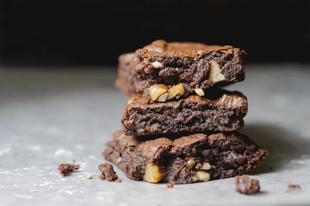 Photo du brownie de haricots rouges 