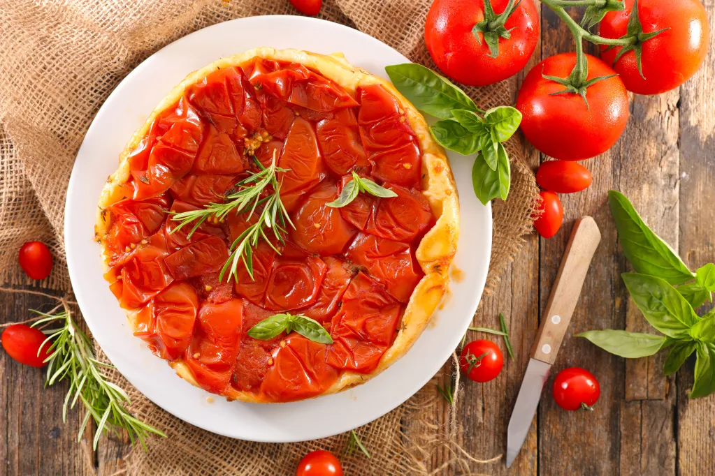 Tarte tatin de tomates 