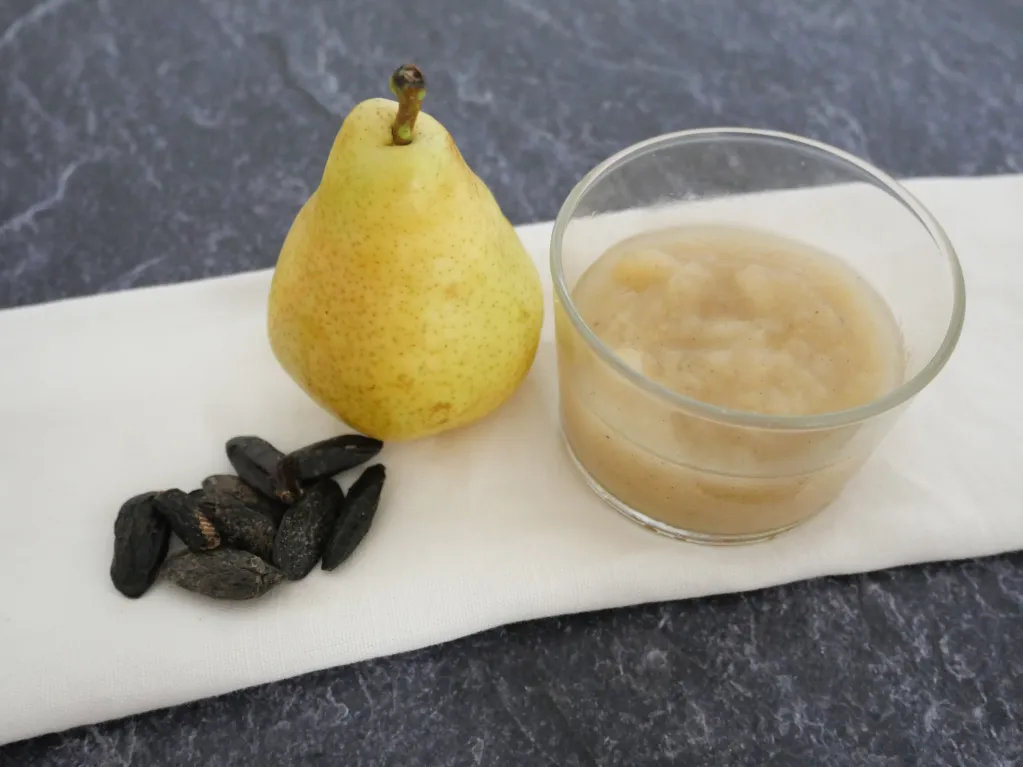 Recette de la compotée de poire à la fève tonka