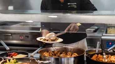 Service dans un de nos restaurant