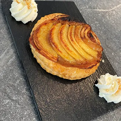 Tarte fine pomme rhubarbe