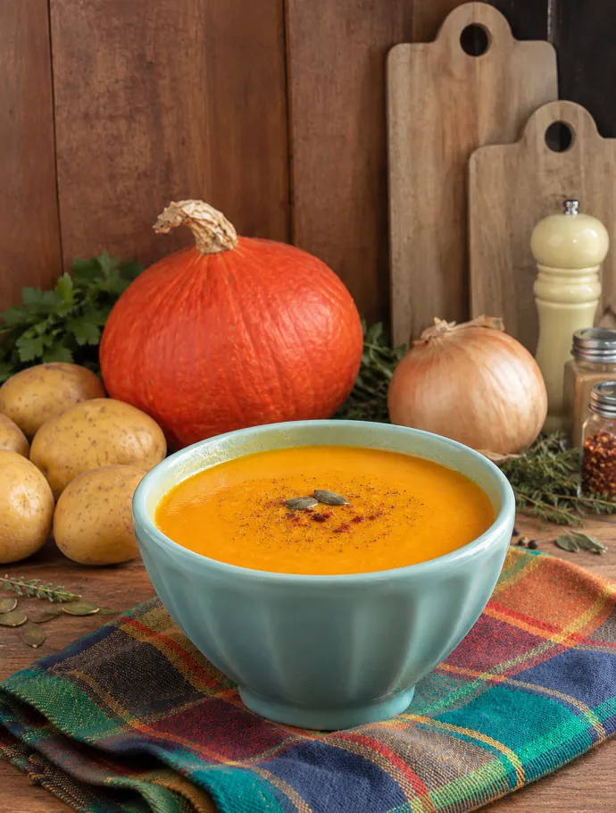 légumes de saison automne, soupe potimarron 